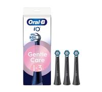Oral-B iO Testine Di Ricambio Gentle Care colore Nero, 3 Pezzi