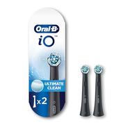 Oral-B iO - Testine di ricambio Ultimate Clean, colore nero, 2 pezzi
