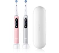 Oral-B iO6 Connected Coach set di spazzolini da denti e testine di ricambio con astuccio CONFEZIONE DUO 2 pz