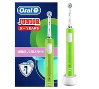 Oral-B Junior Spazzolino Elettrico Ricaricabile Per Bambini Da 6 Anni, Testina, Verde