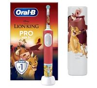 Oral-B Kids 3+ Spazzolino Elettrico Pro Kids Disney Re Leone, 1 Testina, 1 Spazzolino Elettrico Oral B, Custodia Da Viaggio, 1 Caricatore e 5 Adesivi, Dai 3 Anni In Su