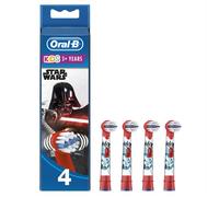 Oral-B Stages Power Testine di Ricambio Star Wars per Spazzolino Elettrico per Bambini - Confezione da 4 testine