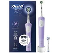 Oral-B Vitality Spazzolino Elettrico Ricaricabile Pro Viola, 2 Testine