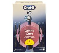 8x Oral-B Io Spazzola Spazzole Delicato Pulizia Testine Inseribili Nero Nuovo