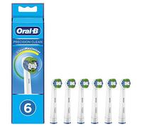 Braun Eb 20-6ffs Precision Clean Electric Brush Replacement 6 Units Bianco