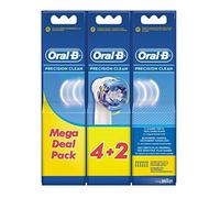 Oral-B Precision Clean Testine di Ricambio per Spazzolini Elettrici, Confezione da 6 Pezzi