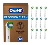 Oral-B Precision Clean Testine Spazzolino Elettrico, con Tecnologia CleanMaximise, Bianco, Confezione da 12 pezzi