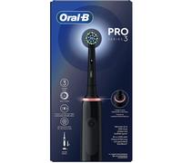 Oral-B Pro 3 Spazzolino Elettrico Ricaricabile Nero Pro3 3000, 2 Testine, 1 Spazzolino