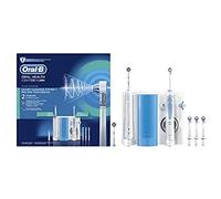 Oral-B Pro 900 + Oxyjet - Kit spazzolino elettrico ricaricabile con idropulsore a getto dentale, 4 cannule Oxyjet, 2 testine