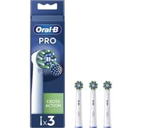 Oral-B Pro Cross Action, 3 testine bianche per spazzolini 3D/2D