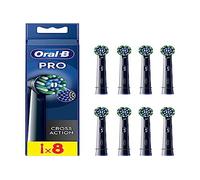 Oral-B Pro Cross Action Nero Spazzole per Spazzolino Elettrico, Confezione da 8 Unità