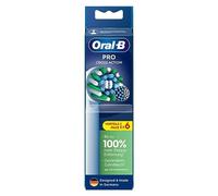 Oral-B Pro CrossAction - Set di 6 testine per spazzolino elettrico, pulizia dei denti superiore con setole innovative a forma di X, accessorio originale per spazzolini Oral-B
