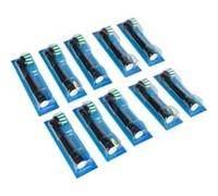 Oral-B Pro CrossAction Testine di ricambio 10 pezzi, Testina Nero