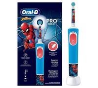 Oral-B Spazzolino Elettrico Ricaricabile Pro Kids con personaggi Marvel Spider-Man, 2 Testine, da 3 Anni In Su. 1 Spazzolino