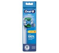 Oral-B Pro Precision Clean - Testina per spazzolino elettrico, a forma di X e setole angolate per una rimozione più profonda della placca, confezione da 8, colore: bianco