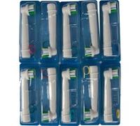 Oral-B Testine di Ricambio Pro Precision Clean, Bianche, 10 Ricambi - 10 Testine di Ricambio per Spazzolino Elettrico, Autentiche, Confezione Adatta alla Buca delle Lettere