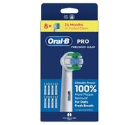 Oral-B Pro Precision Clean - Testine per spazzolino da denti, confezione da 8 pezzi, adatte per cassette postali