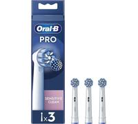 Oral-B Pro Sensitive Clean, 3 testine di ricambio bianche