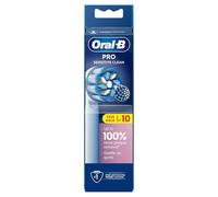 Oral-B Pro Sensitive Clean Ricambi per Spazzolino Elettrico, Confezione da 10 Testine, Bianco - Originali