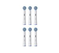 Oral-B Pro Sensitive Clean - Set di 6 testine di ricambio per spazzolino elettrico, pulizia delicata dei denti, setole innovative a forma di X, originale Oral-B, Made in Germany
