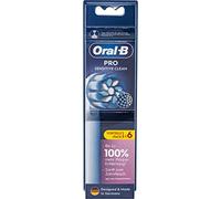 Oral-B Pro Sensitive Clean - Set di 6 testine di ricambio per spazzolino elettrico, pulizia delicata dei denti, setole innovative a forma di X, originale Oral-B, Made in Germany