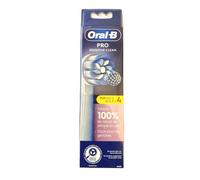 Oral-B Pro Sensitive Clean - Testina per spazzolino elettrico, a forma di X, setole extra morbide per spazzolatura delicata e rimozione della placca, confezione da 4, colore: bianco