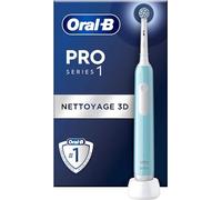 Oral-B Pro Series 1 Spazzolino da denti Elettrico, Blu, 1 Spazzolino da Pulizia 3D, Elimina la Targa, 3 Modalità di Spazzolatura, Timer, 1 Custodia Da Viaggio, Ricaricabile