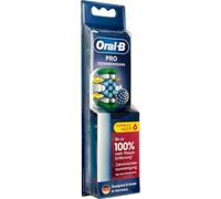 Oral-B Pro - Set di 6 testine di ricambio per spazzolino elettrico, pulizia profonda dei denti con setole innovative a forma di X, originale Oral-B, prodotto in Germania