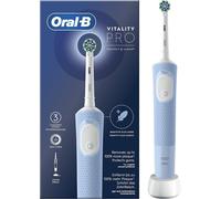 Oral-B Pro Vitality Spazzolino Elettrico Blu, con 1 Testina, Progettato da Braun