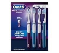 Oral-B Pulsar Advanced All-in-One Soft Spazzolino da denti (1 confezione da 4)