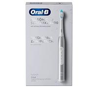 Oral-B, Pulsonic Slim Luxe 4000, spazzolino elettrico sonico per gengive più sane in 4 settimane, 3 modalità di pulizia fra cui Sensibile e Sbiancante, timer, 1 testina Pulsonic Clean, platino