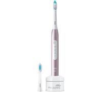 Oral-B Pulsonic Slim Luxe 4100 - Spazzolino elettrico sonico per gengive più sane in 4 settimane, 3 modalità di pulizia con sensibilità e sbiancamento, timer, 2 testine di ricambio, oro rosa