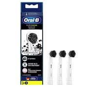 Oral-B Pure Clean - Set di 3 testine per spazzolino elettrico con setole di carbone attivo, spazzolini Oral-B