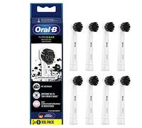 Oral-B Pure Clean - Set di 8 testine per spazzolino elettrico con setole di carbone attivo, spazzolini Oral-B