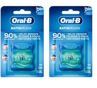 Oral-B Satin Floss filo dentale Menta - 25 ml (Confezione da 2)