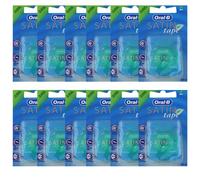 Oral-B Satin Tape Mint, filo interdentale, 25 m, confezione da 12 (12 x 25 m)