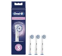 Oral-B Sensitive Clean Testine di Ricambio, Confezione da 3 Pezzi