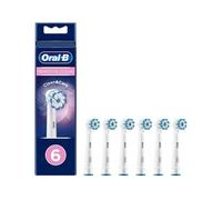 Oral-B Sensitive Clean Testine di Ricambio, Confezione da 6 Pezzi