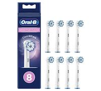 Oral-B Sensitive Clean Testine di Ricambio per Spazzolino Elettrico, Confezione da 8 Pezzi