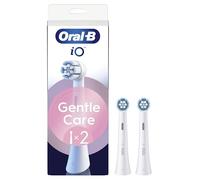 Oral-B Serie iO Gentle Care, testine di ricambio originali rotonde, setole angolate per una rimozione più profonda della placca, testina più morbida per gengive sensibili, progettate per spazzolini