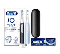 Spazzolino elettrico Braun Oral-B iO Series 3n nero opaco/blu ghiaccio