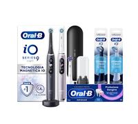 Oral-B iO 9 Adulto Spazzolino rotante Nero, Rosa