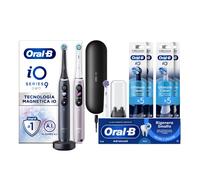 Oral-B iO 9 Adulto Spazzolino rotante Nero, Rosa