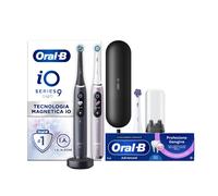 Oral-B iO 9 Adulto Spazzolino rotante Nero, Rosa