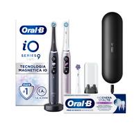 Oral-B Spazzolino Elettrico Duo Pack iO 9 Nero e Rosa, 3 Testine, 1 Custodia Da Viaggio Ricaricabile + Oral-B Dentifricio Pro-Science Advanced Rigenera Smalto (Sbiancante Delicato)
