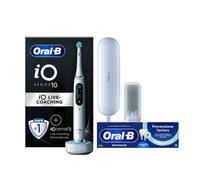 Oral-B iO Spazzolino Elettrico Ricaricabile 10 Bianco,1 Testina, 1 Custodia Da Viaggio ricaricabile, 1 Caricatore Sense