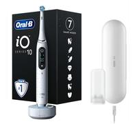 Oral-B iO Spazzolino Elettrico Ricaricabile 10 Bianco,1 Testina, 1 Custodia Da Viaggio ricaricabile, 1 Caricatore Sense