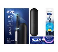 Oral-B Spazzolino Elettrico Ricaricabile iO 3 Nero, 1 Testina Di Ricambio, 1 Custodia Da Viaggio. 1 Spazzolino