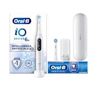 Oral-B Spazzolino Elettrico iO 6 Bianco, 2 Testine, 1 Custodia Da Viaggio + Oral-B Dentifricio Pro-Expert Pulizia Profonda