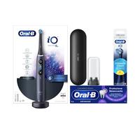 Oral-B Spazzolino Elettrico Ricarcabile iO 8N Nero, 2 Testine Di Ricambio, 1 Custodia Da Viaggio. 1 Spazzolino